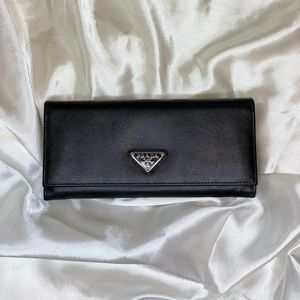 Authentic Prada Saffiano Leather Wallet